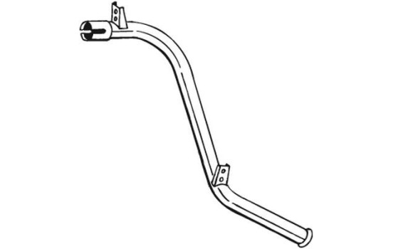 Tuyau d'échappement 438-369 Bosal, Image 2