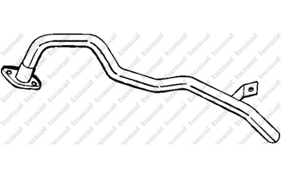 Tuyau d'échappement 439-109 Bosal