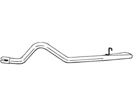 Tuyau d'échappement 484-757 Bosal