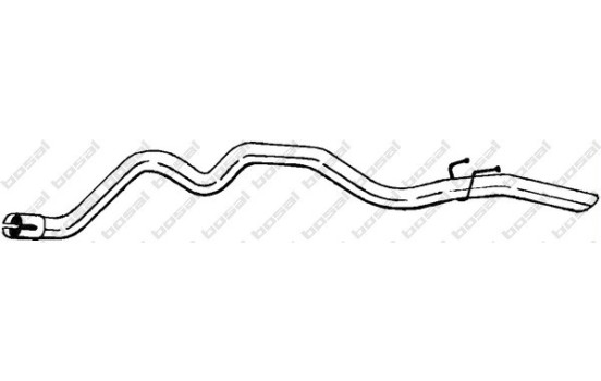 Tuyau d'échappement 489-261 Bosal