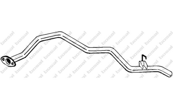 Tuyau d'échappement 536-383 Bosal