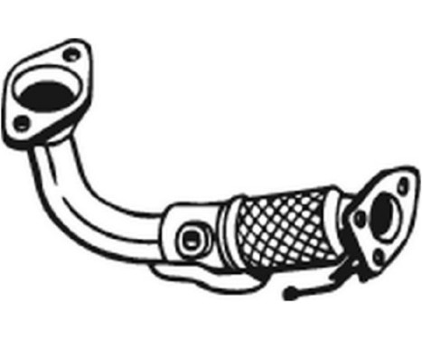 Tuyau d'échappement 700-033 Bosal