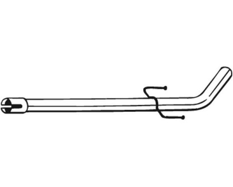 Tuyau d'échappement 700-187 Bosal