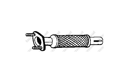 Tuyau d'échappement 703-379 Bosal