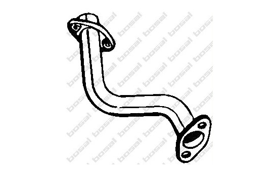 Tuyau d'échappement 713-071 Bosal