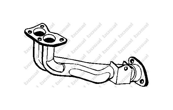 Tuyau d'échappement 713-245 Bosal