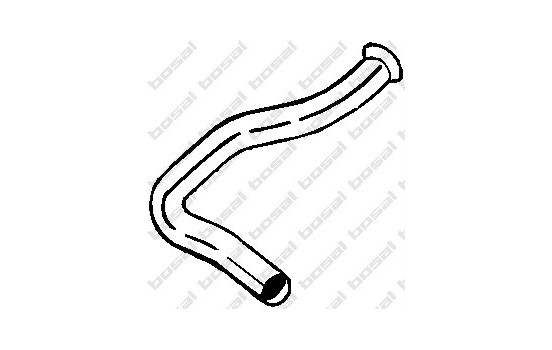 Tuyau d'échappement 716-627 Bosal