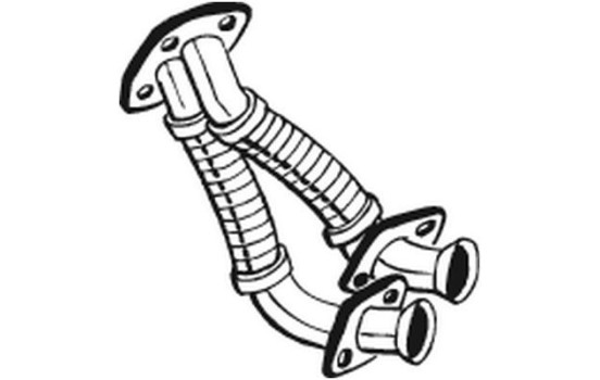 Tuyau d'échappement 730-089 Bosal, Image 2