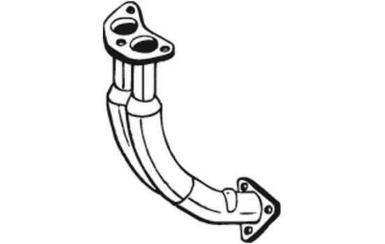 Tuyau d'échappement 733-077 Bosal, Image 2