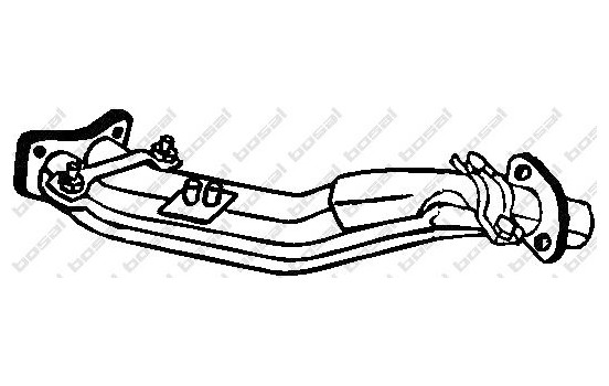 Tuyau d'échappement 733-203 Bosal, Image 2