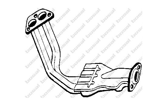 Tuyau d'échappement 733-293 Bosal