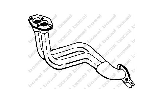 Tuyau d'échappement 733-961 Bosal