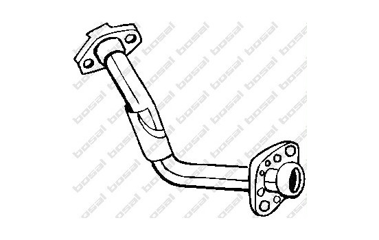 Tuyau d'échappement 736-353 Bosal
