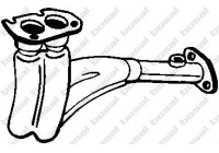 Tuyau d'échappement 736-449 Bosal