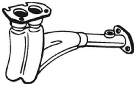 Tuyau d'échappement 736-449 Bosal, Image 2