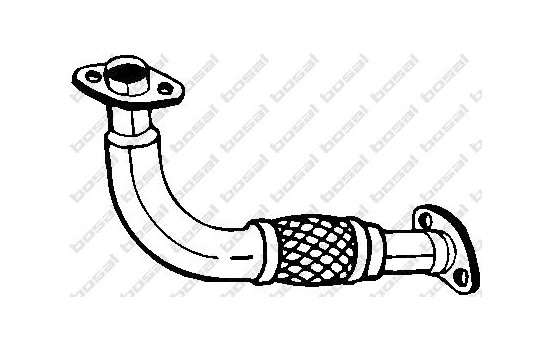 Tuyau d'échappement 736-807 Bosal