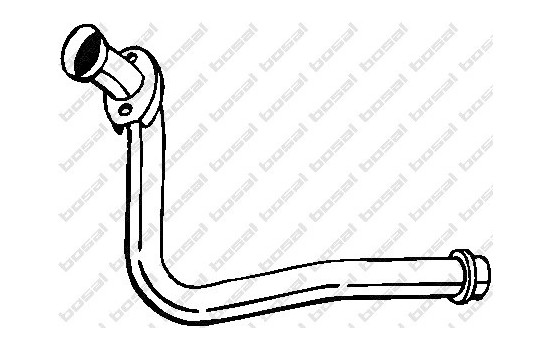 Tuyau d'échappement 737-143 Bosal