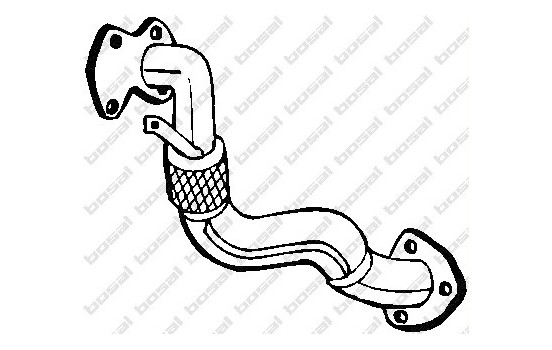 Tuyau d'échappement 737-259 Bosal