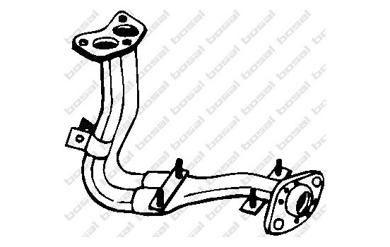 Tuyau d'échappement 737-343 Bosal