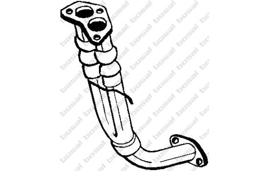 Tuyau d'échappement 739-253 Bosal