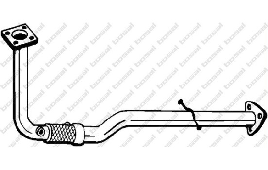 Tuyau d'échappement 739-257 Bosal