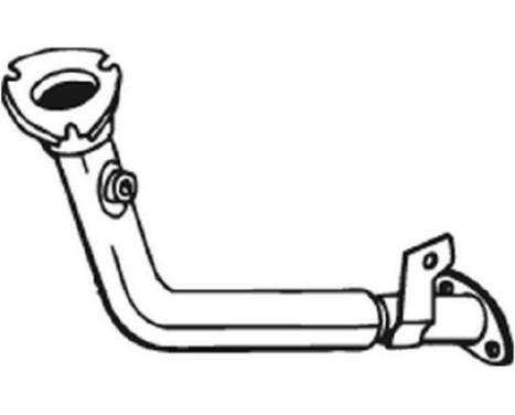 Tuyau d'échappement 740-357 Bosal
