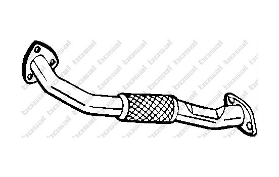 Tuyau d'échappement 740-381 Bosal