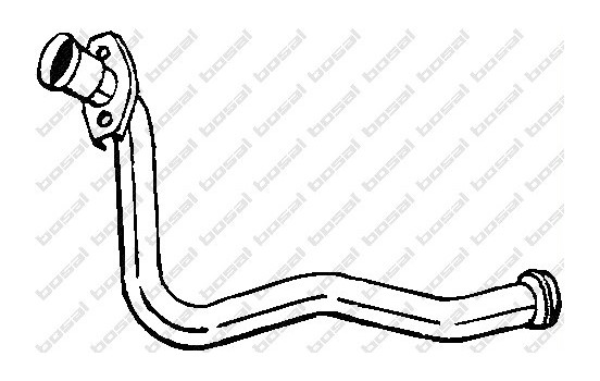 Tuyau d'échappement 740-435 Bosal