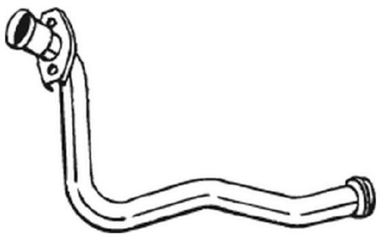 Tuyau d'échappement 740-435 Bosal, Image 2
