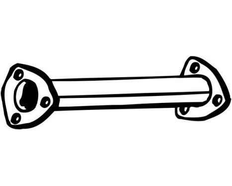 Tuyau d'échappement 741-003 Bosal