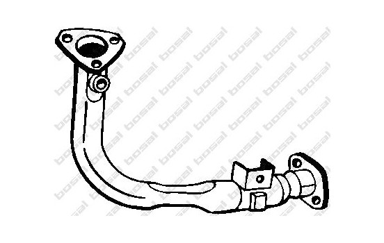 Tuyau d'échappement 741-013 Bosal