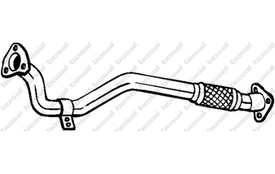 Tuyau d'échappement 741-041 Bosal