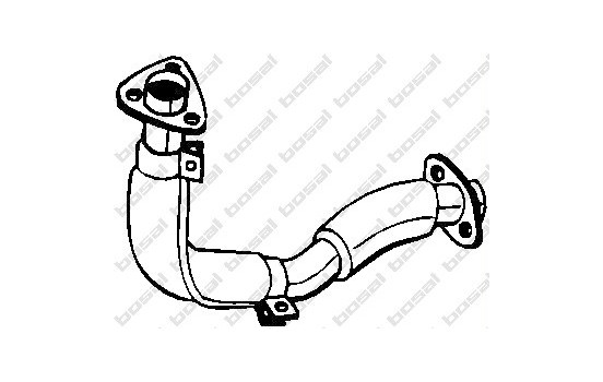 Tuyau d'échappement 750-033 Bosal