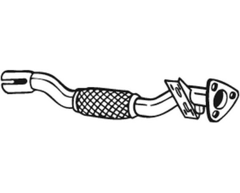Tuyau d'échappement 750-155 Bosal