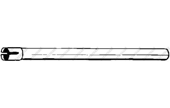 Tuyau d'échappement 750-215 Bosal