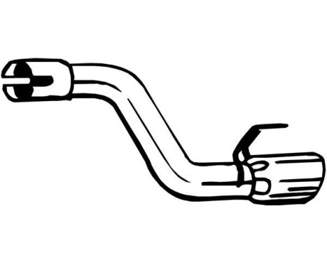 Tuyau d'échappement 750-431 Bosal