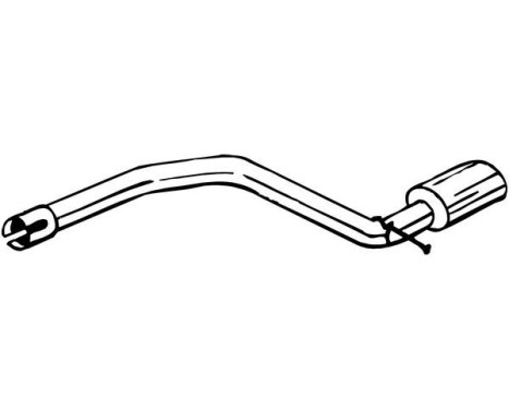 Tuyau d'échappement 750-433 Bosal