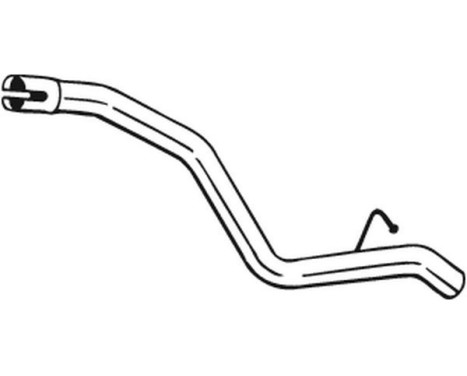 Tuyau d'échappement 751-409 Bosal