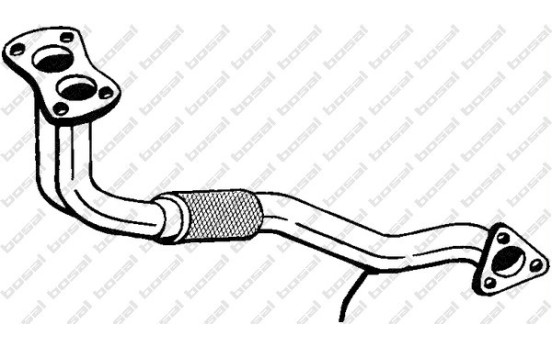 Tuyau d'échappement 753-069 Bosal