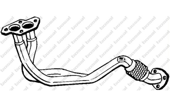 Tuyau d'échappement 753-149 Bosal