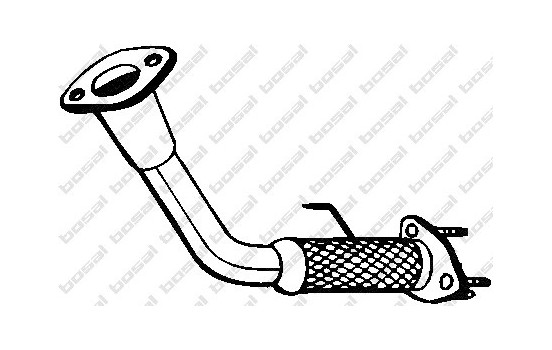 Tuyau d'échappement 753-201 Bosal