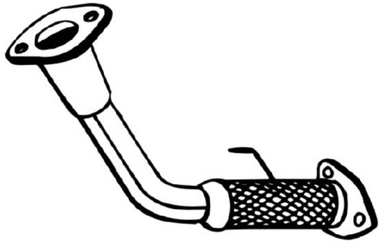 Tuyau d'échappement 753-201 Bosal, Image 2