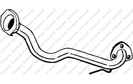 Tuyau d'échappement 753-281 Bosal