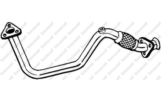 Tuyau d'échappement 753-385 Bosal