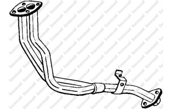 Tuyau d'échappement 753-823 Bosal