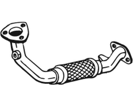 Tuyau d'échappement 753-835 Bosal