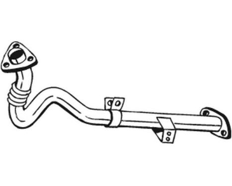 Tuyau d'échappement 770-587 Bosal