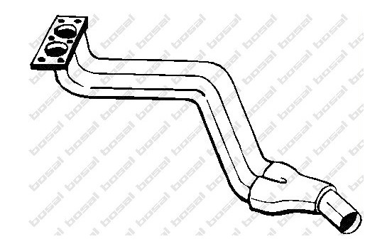 Tuyau d'échappement 775-859 Bosal