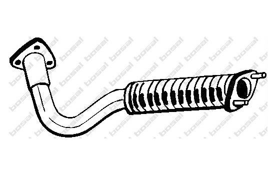 Tuyau d'échappement 782-157 Bosal
