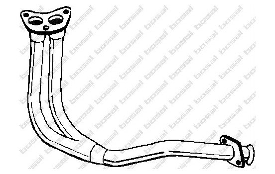 Tuyau d'échappement 786-653 Bosal